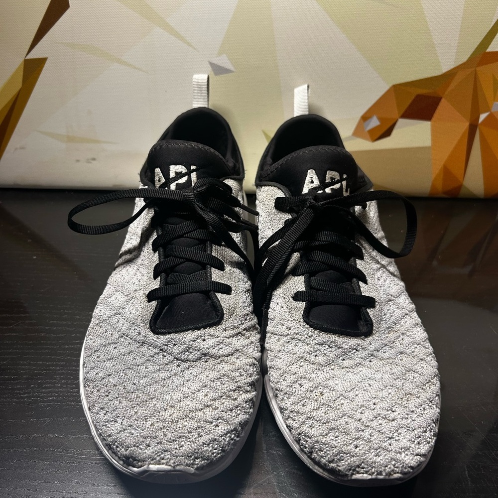 APL grey athletic shoes
